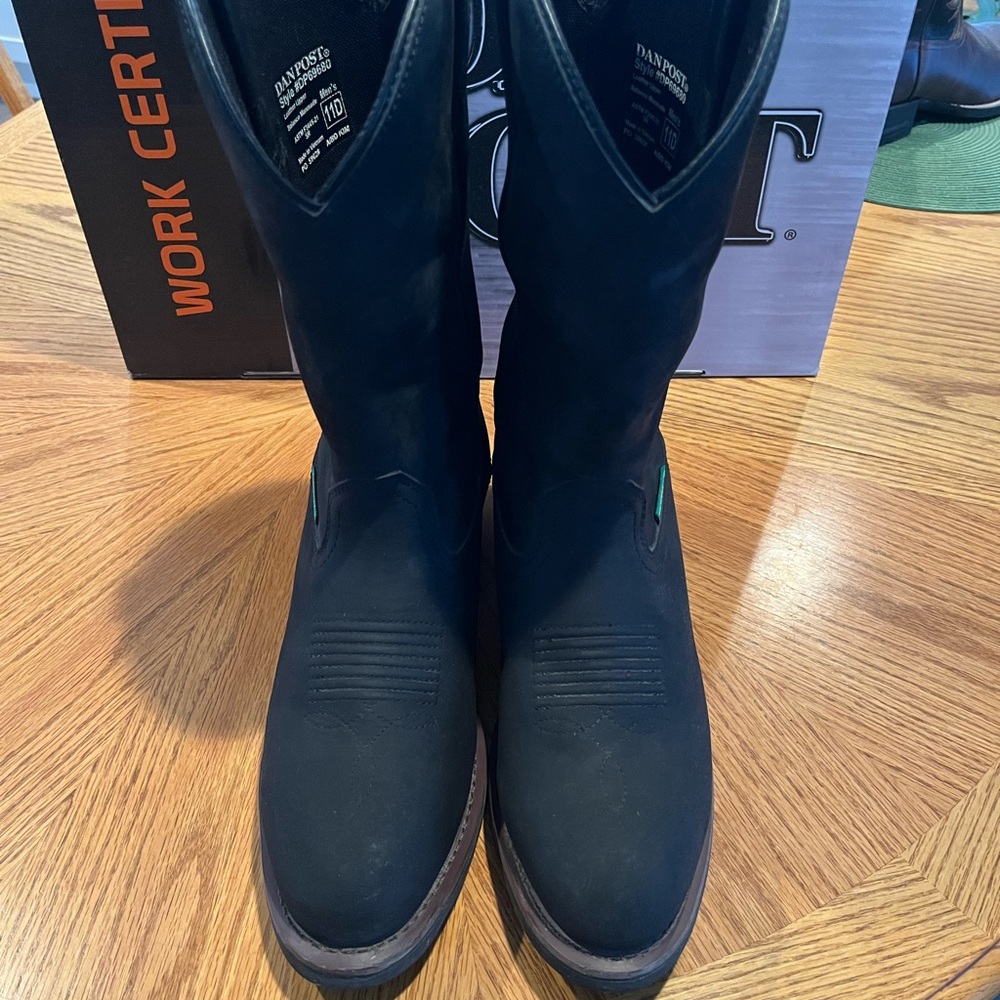 Dan Post Black Cowboy Boots
